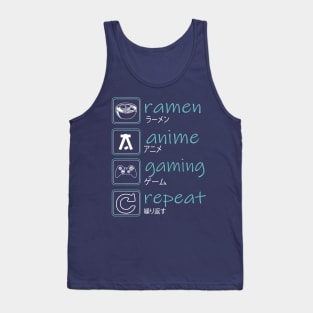 Anime and Gaming Routine Tank Top